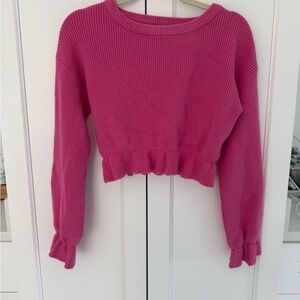 MINKPINK Vibrant Pink Knit Sweater